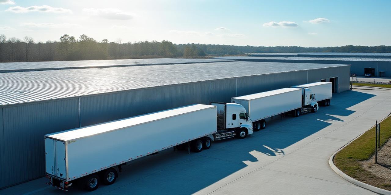 Global logistics and freight transportation facility